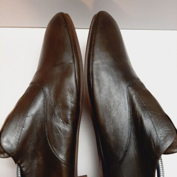 BARRATS 1890 \ Driving Slip-On Loafer Leather Shoes Deep Green Men's Sz US 8.5 - Picture 13 of 16